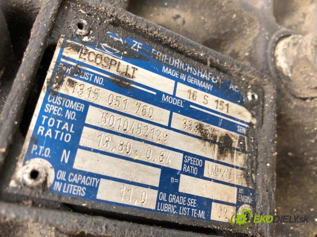 RENAULT TRUCKS PREMIUM 1996 - 2022    Distribution 340.26D  Prevodovka 16S151 (Prevodovky)