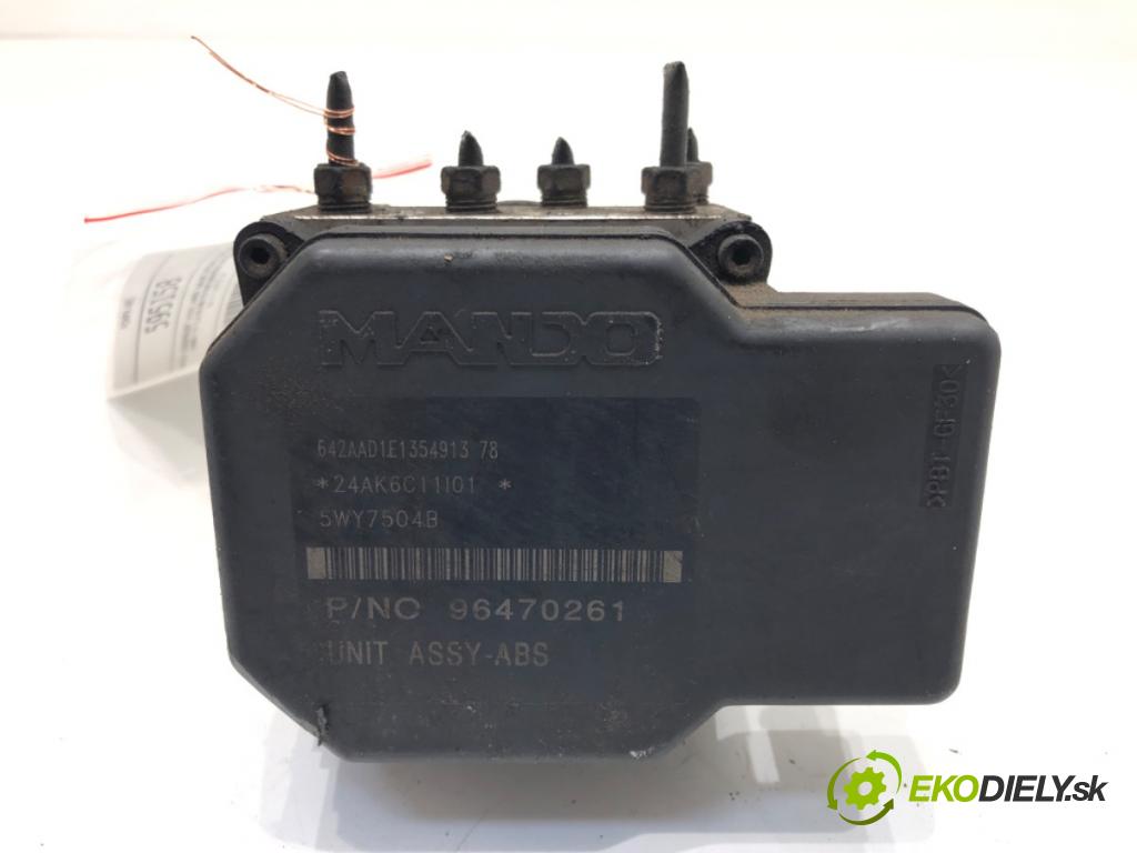 CHEVROLET AVEO / KALOS liftback (T200) 2003 - 2008    1.2 53 kW [72 KM] benzyna 2004 - 2008  Pumpa ABS 96470261 (Pumpy ABS)
