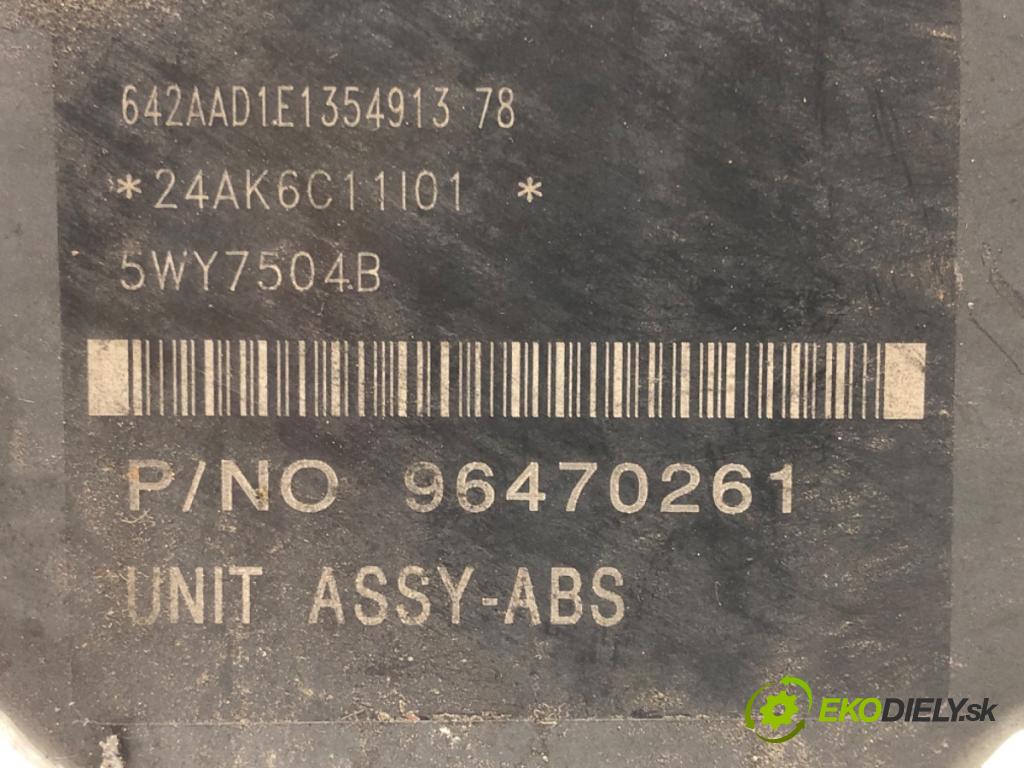 CHEVROLET AVEO / KALOS liftback (T200) 2003 - 2008    1.2 53 kW [72 KM] benzyna 2004 - 2008  Pumpa ABS 96470261 (Pumpy ABS)