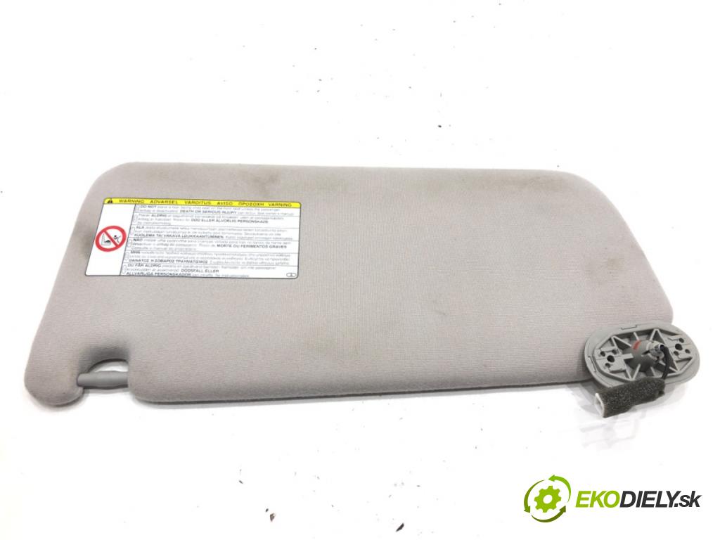 TOYOTA COROLLA Verso (ZER_, ZZE12_, R1_) 2004 - 2009    1.8 (ZNR11_) 95 kW [129 KM] benzyna 2004 - 2009  Clona slnečná pravy 