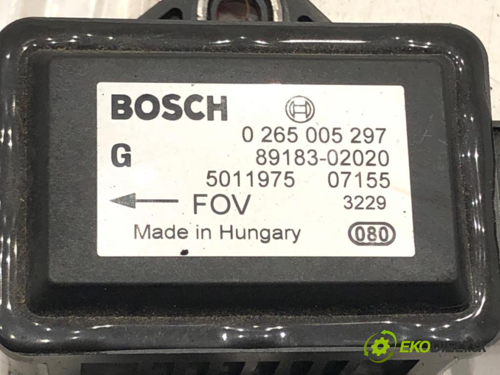 TOYOTA COROLLA Verso (ZER_, ZZE12_, R1_) 2004 - 2009    1.8 (ZNR11_) 95 kW [129 KM] benzyna 2004 - 2009  Snímač ESP 89183-02020