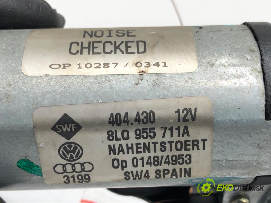AUDI A3 (8L1) 1996 - 2006    ---  Motor stieračov zad 8L0955711A