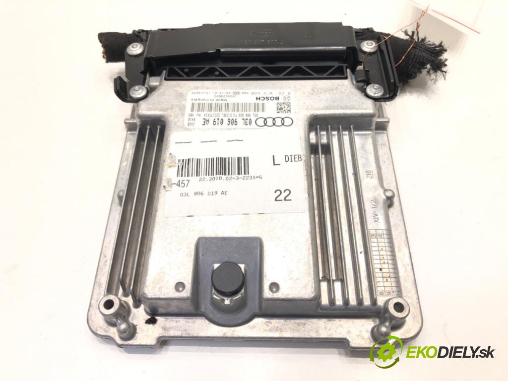 AUDI A6 C6 Avant (4F5) 2004 - 2011    2.0 TDI 100 kW [136 KM] olej napędowy 2005 - 2011  riadiaca jednotka Motor 03L906019AE (Riadiace jednotky)