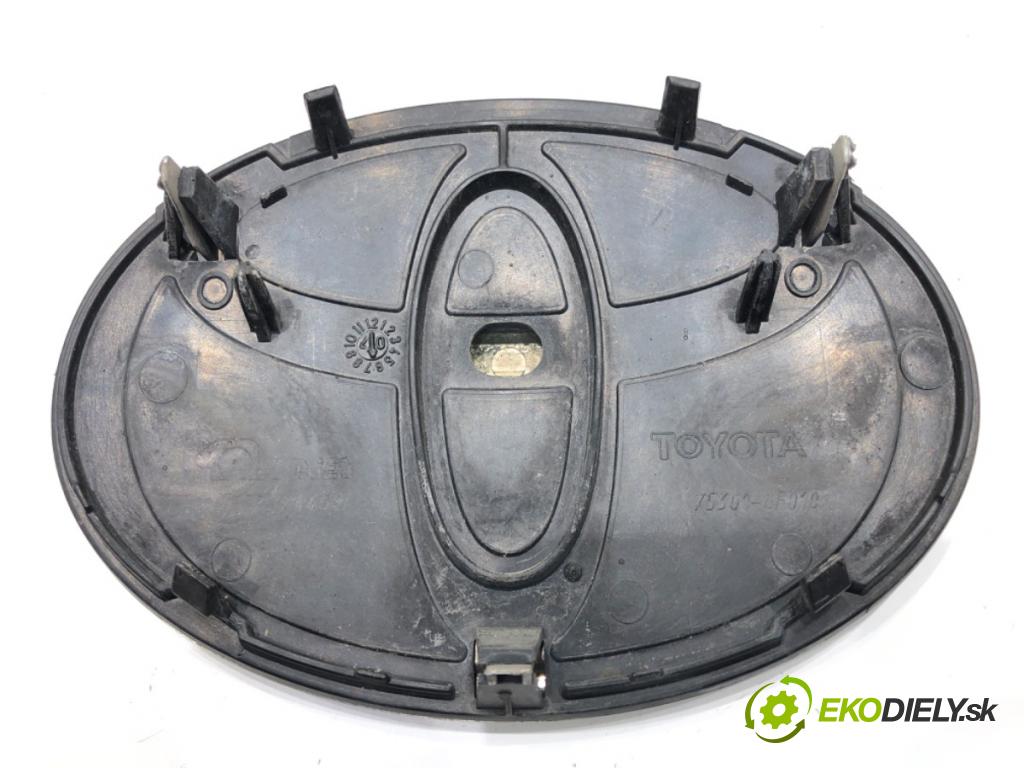 TOYOTA COROLLA Verso (ZER_, ZZE12_, R1_) 2004 - 2009    1.8 (ZNR11_) 95 kW [129 KM] benzyna 2004 - 2009  znak LOGO: značky přední část 75301-0F010
