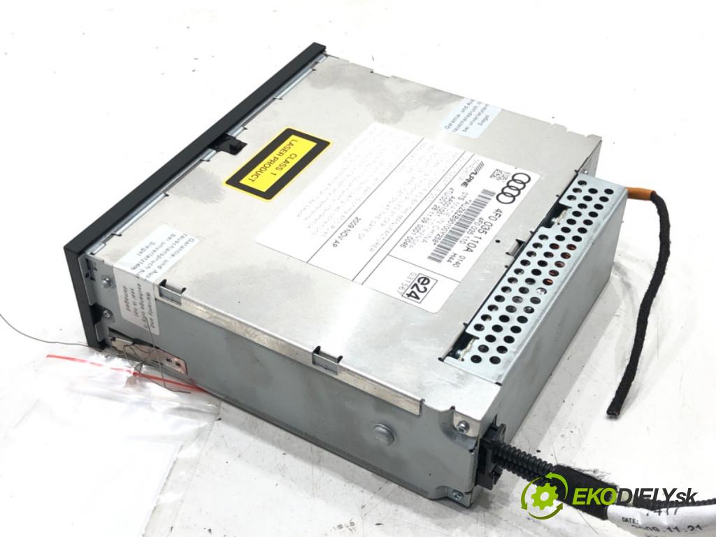 AUDI A6 C6 Avant (4F5) 2004 - 2011    2.0 TDI 100 kW [136 KM] olej napędowy 2005 - 2011  Menič CD 4F0035110A (CD meniče)