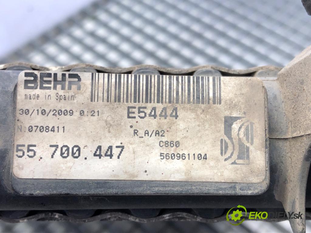 FIAT GRANDE PUNTO (199_) 2005 - 2022    1.4 (199AXB11, 199AXB1A, 199BXB1A, 199AXL1A) 57 kW [77 KM] benzyna 2005 - 2015  chladič vody 55700447 (Chladiče vody)