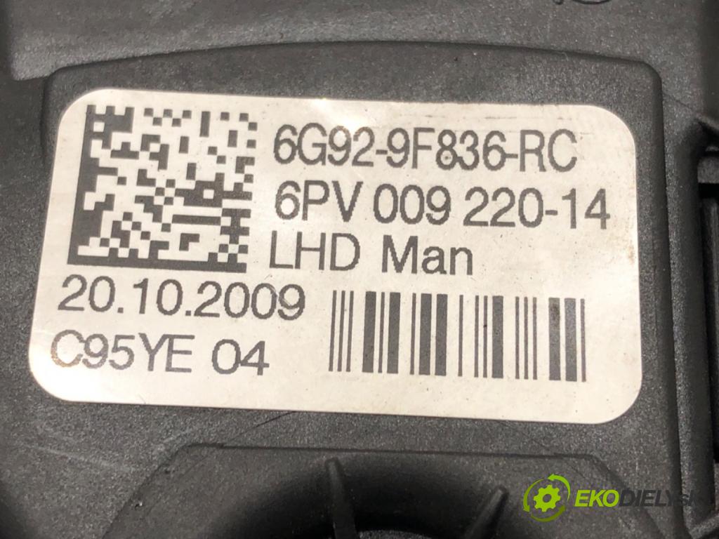 FORD MONDEO IV (BA7) 2007 - 2015    2.5 162 kW [220 KM] benzyna 2007 - 2015  Potenciometer plynu 6G92-9F836-RC (Pedále)