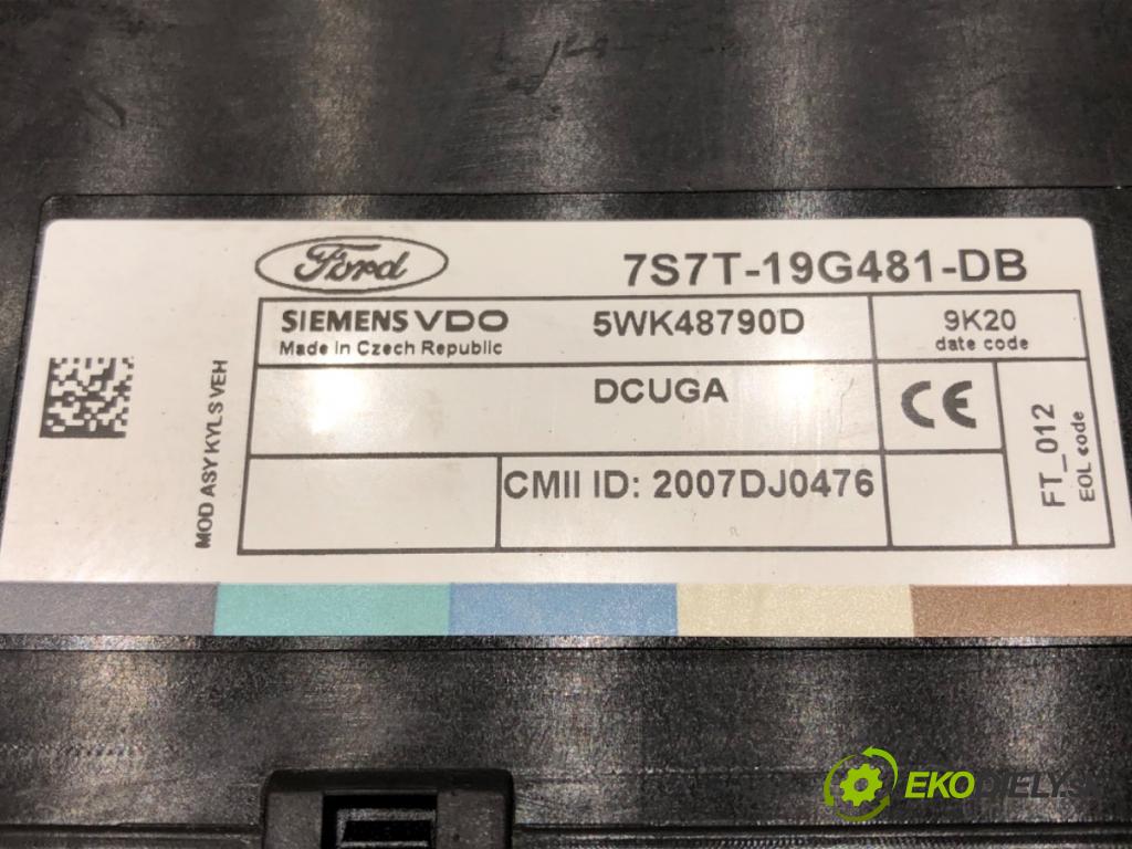 FORD MONDEO IV (BA7) 2007 - 2015    2.5 162 kW [220 KM] benzyna 2007 - 2015  Modul komfortu 7S7T-19G481-DB (Moduly komfortu)