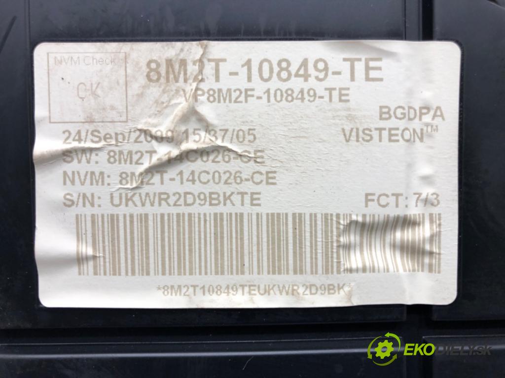 FORD MONDEO IV (BA7) 2007 - 2015    2.5 162 kW [220 KM] benzyna 2007 - 2015  Prístrojovka 8M2T-10849-TE (Prístrojové dosky, displeje)