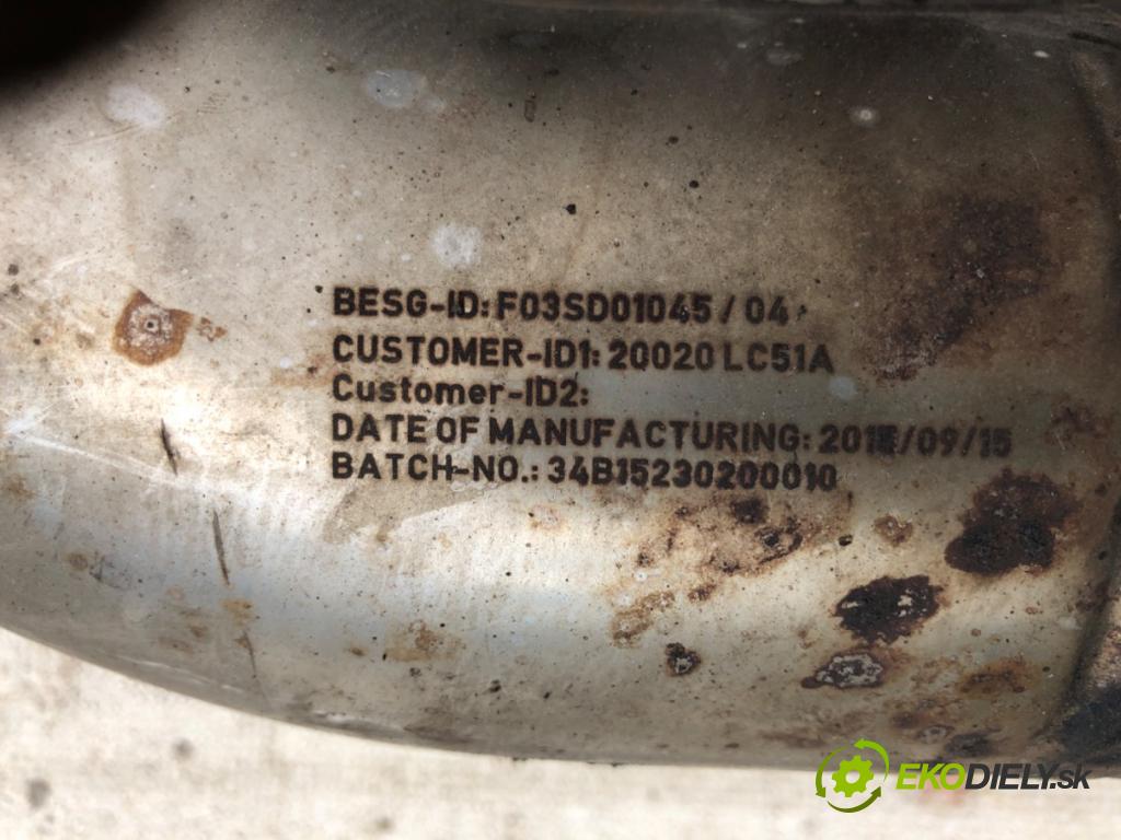 RENAULT TRUCKS D  2016 134 kW  2953 katalyzátor 20020LC51A