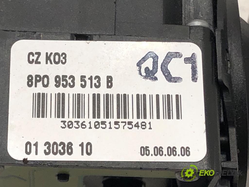 AUDI A3 (8P1) 2003 - 2013    2.0 TDI 103 kW [140 KM] olej napędowy 2005 - 2008  Prepínač tempomatu 8P0953531B