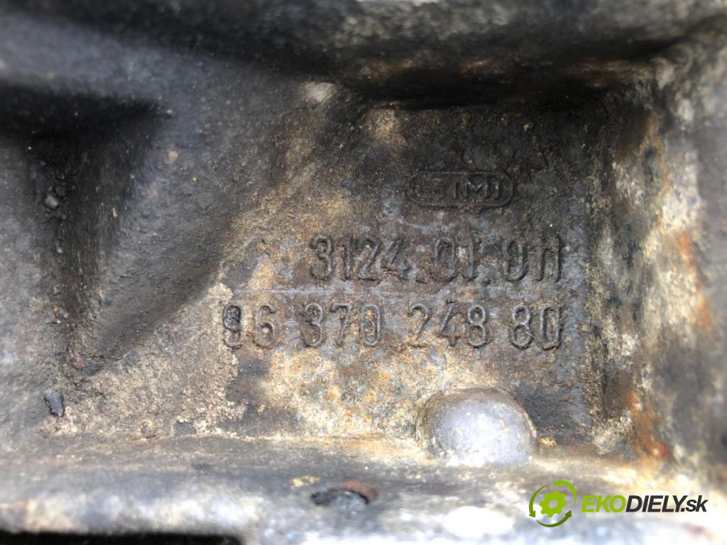 PEUGEOT BOXER Autobus (244, Z_) 2001 - 2022    2.2 HDi 74 kW [101 KM] olej napędowy 2002 - 2022  Prevodovka 9637024880 (Prevodovky)