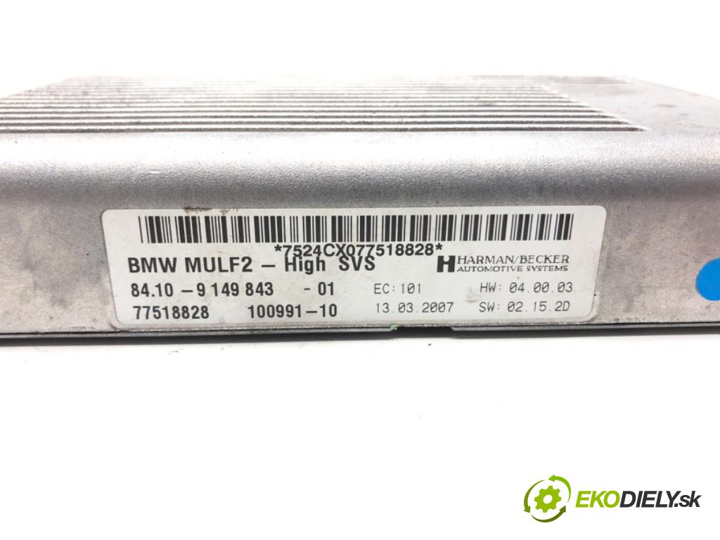 BMW 5 Touring (E61) 2004 - 2010    520 d 120 kW [163 KM] olej napędowy 2005 - 2010  Zosilňovač 9149843 (Zosilňovače)