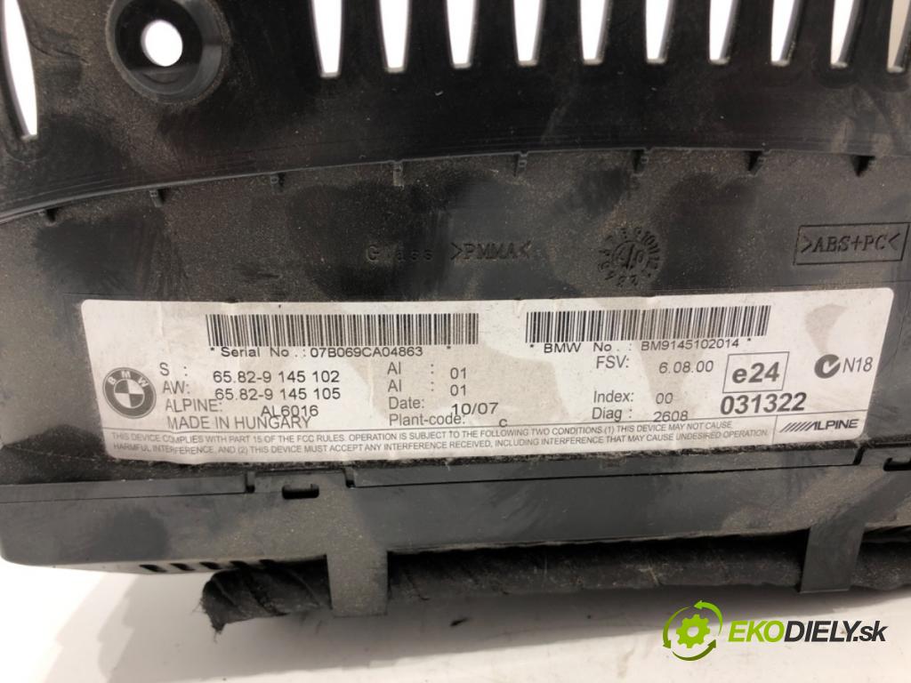 BMW 5 Touring (E61) 2004 - 2010    520 d 120 kW [163 KM] olej napędowy 2005 - 2010  Dislpej 9145102 (Prístrojové dosky, displeje)