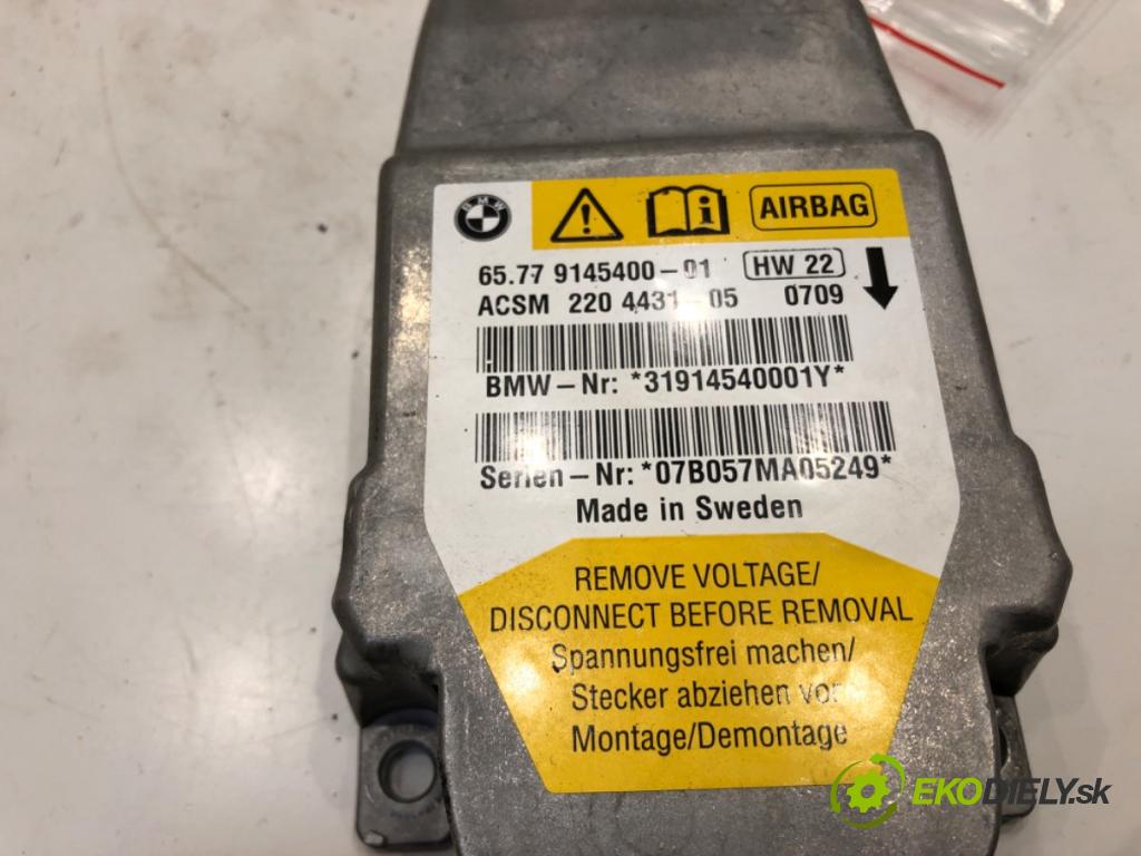 BMW 5 Touring (E61) 2004 - 2010    520 d 120 kW [163 KM] olej napędowy 2005 - 2010  senzor airbag 9145400 (Snímače)