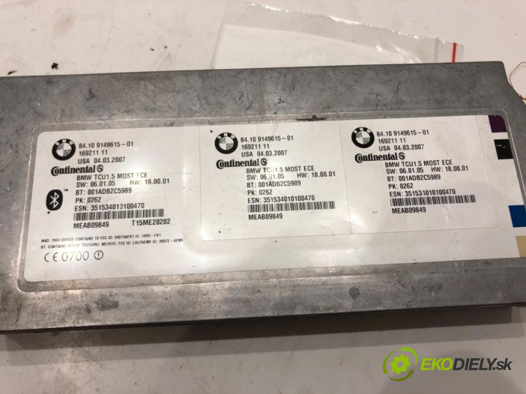 BMW 5 Touring (E61) 2004 - 2010    520 d 120 kW [163 KM] olej napędowy 2005 - 2010  Modul BLUETOOTH 9149615 (Ostatné)