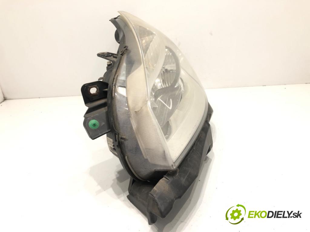 RENAULT CLIO III (BR0/1, CR0/1) 2005 - 2014    1.2 16V (BR02, BR0J, BR11, CR02, CR0J, CR11) 55 kW [75 KM] benzyna 2005 - 2014  Svetlomet ľavy predný 8200459824