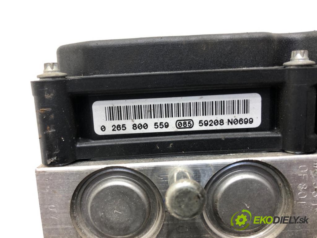 RENAULT CLIO III (BR0/1, CR0/1) 2005 - 2014    1.2 16V (BR02, BR0J, BR11, CR02, CR0J, CR11) 55 kW [75 KM] benzyna 2005 - 2014  Pumpa ABS 0265800559 (Pumpy ABS)