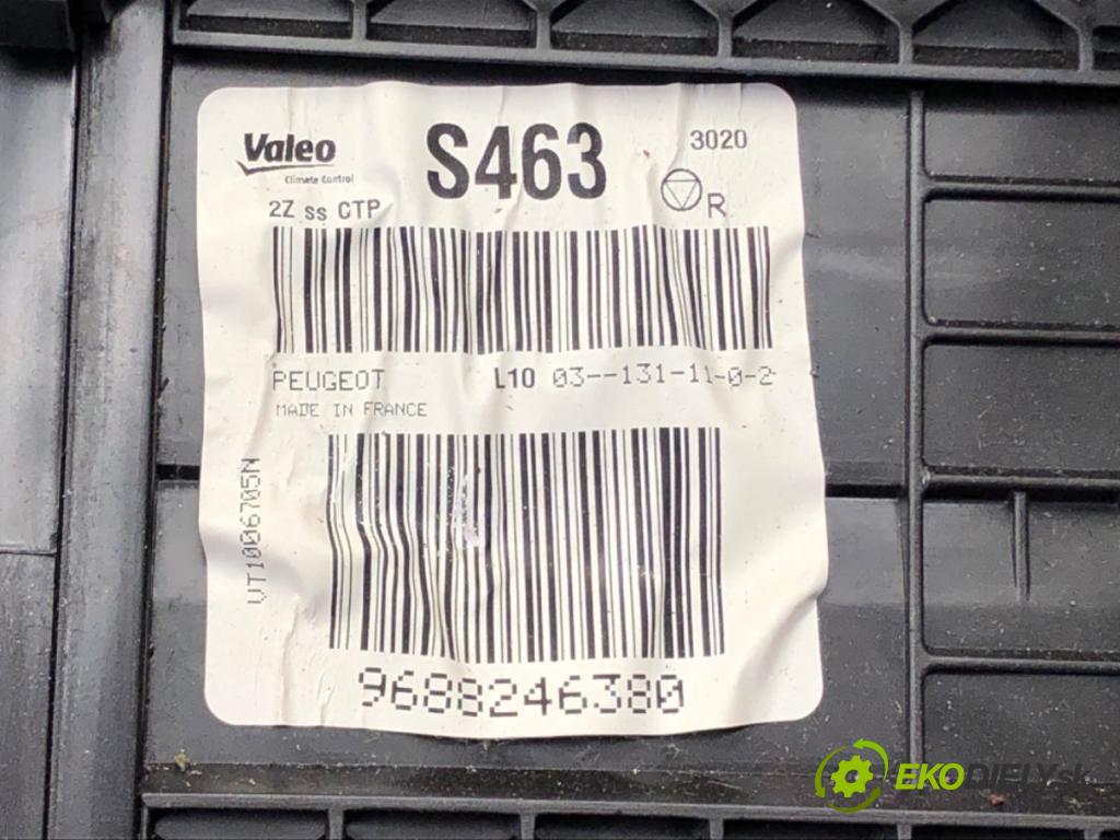 PEUGEOT 508 I (8D_) 2010 - 2018    1.6 THP 115 kW [156 KM] benzyna 2010 - 2018  Výhrevné teleso, radiátor kúrenia KOMBAJN 9688246380