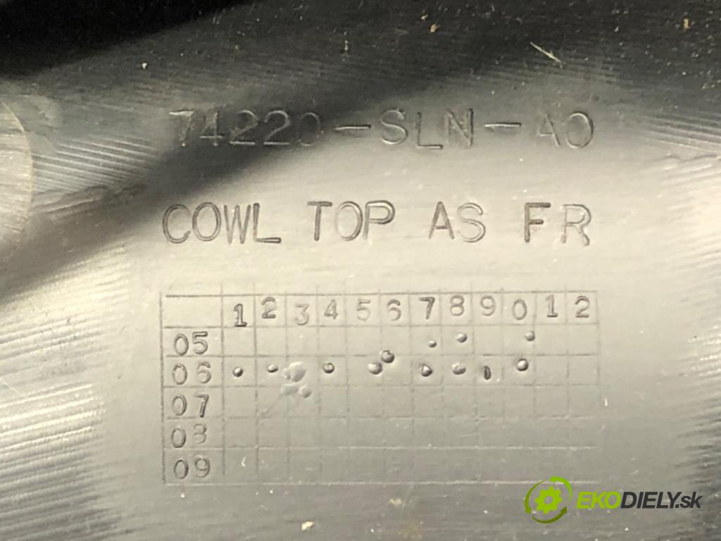 HONDA JAZZ II (GD_, GE3, GE2) 2001 - 2008    1.5 (GD3) 81 kW [110 KM] benzyna 2002 - 2008  Torpédo, plast pod čelné okno  (Torpéda)