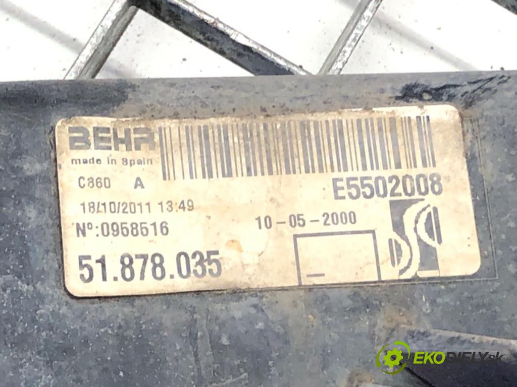 FIAT PUNTO EVO (199_) 2008 - 2022    1.4 (199AXB1A) 57 kW [77 KM] benzyna 2009 - 2012  Ventilátor chladiča 51878035 (Ventilátory)