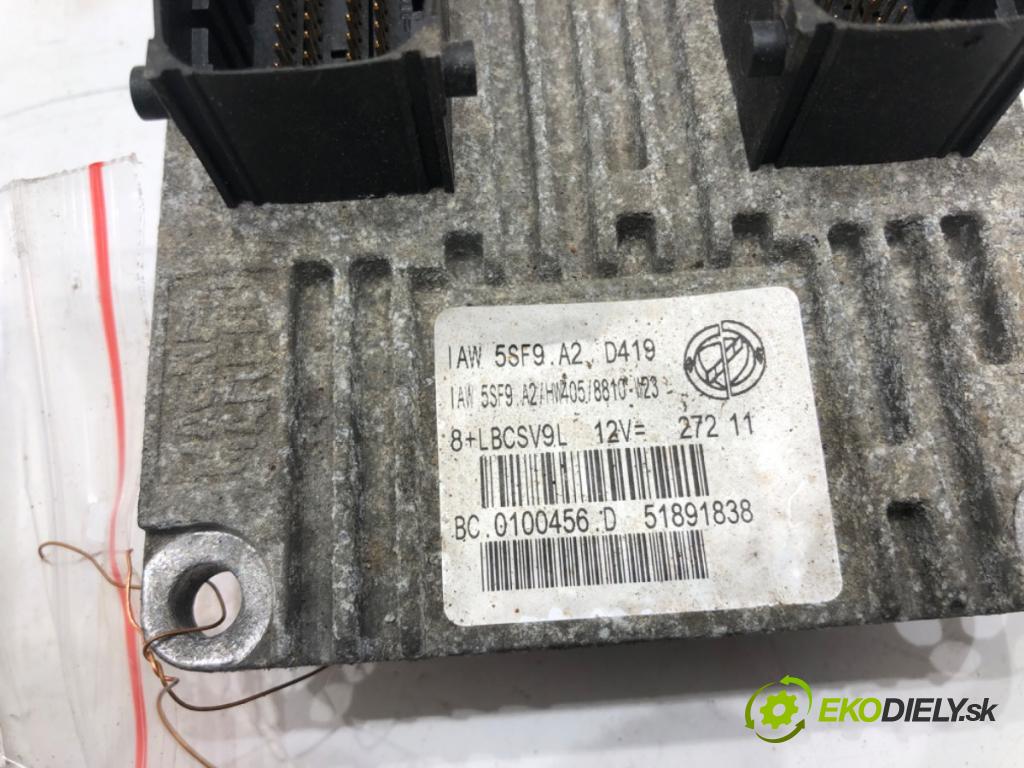 FIAT PUNTO EVO (199_) 2008 - 2022    1.4 (199AXB1A) 57 kW [77 KM] benzyna 2009 - 2012  riadiaca jednotka Motor 51891838 (Riadiace jednotky)
