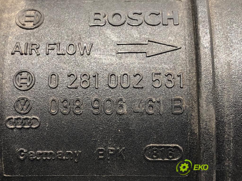 SKODA OCTAVIA II (1Z3) 2004 - 2013    1.9 TDI 77 kW [105 KM] olej napędowy 2004 - 2010  Váha vzduchu 0281002531 (Váhy vzduchu)