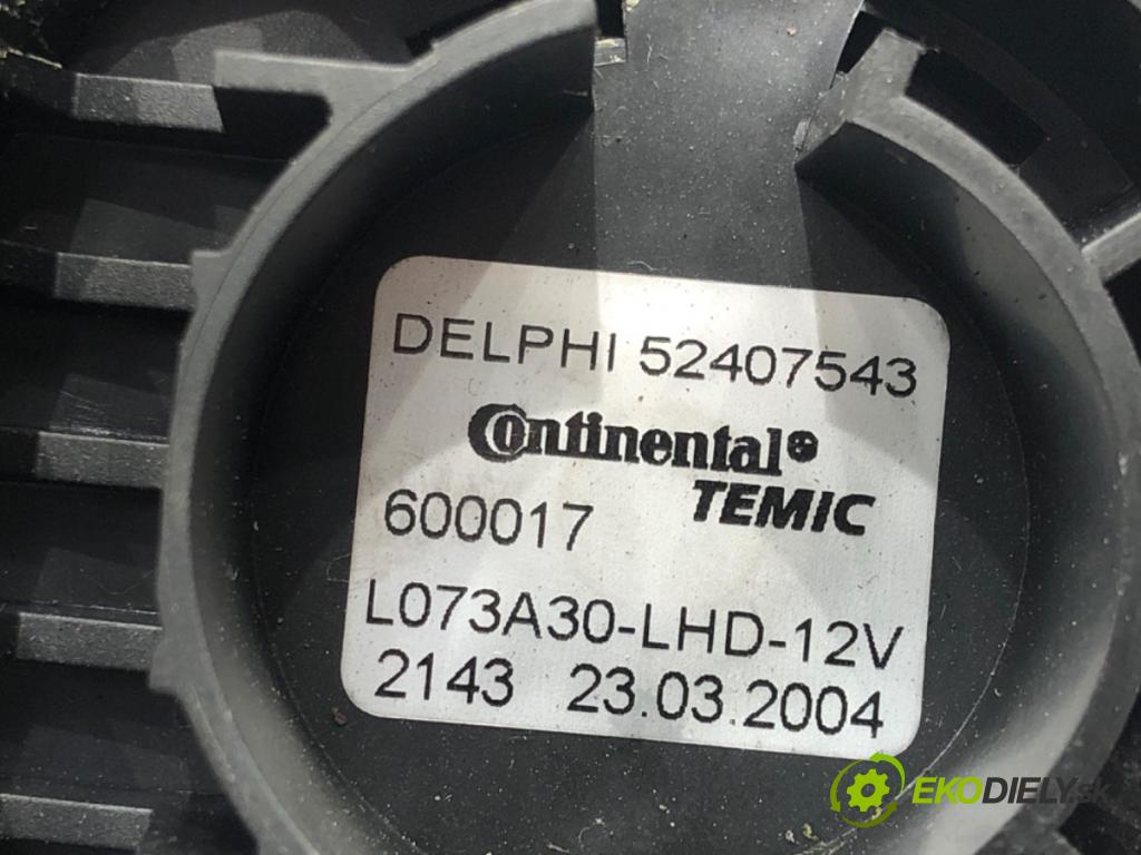 OPEL ASTRA H (A04) 2004 - 2014    1.6 (L48) 77 kW [105 KM] benzyna 2004 - 2010  ventilátor kúrenia 52407543