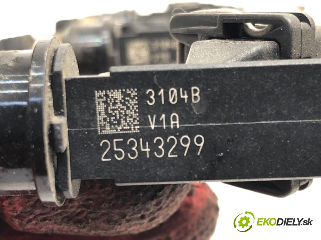 OPEL ASTRA H (A04) 2004 - 2014    1.6 (L48) 77 kW [105 KM] benzyna 2004 - 2010  Lišta vstrekovacia 25343299 (Vstrekovacie lišty)