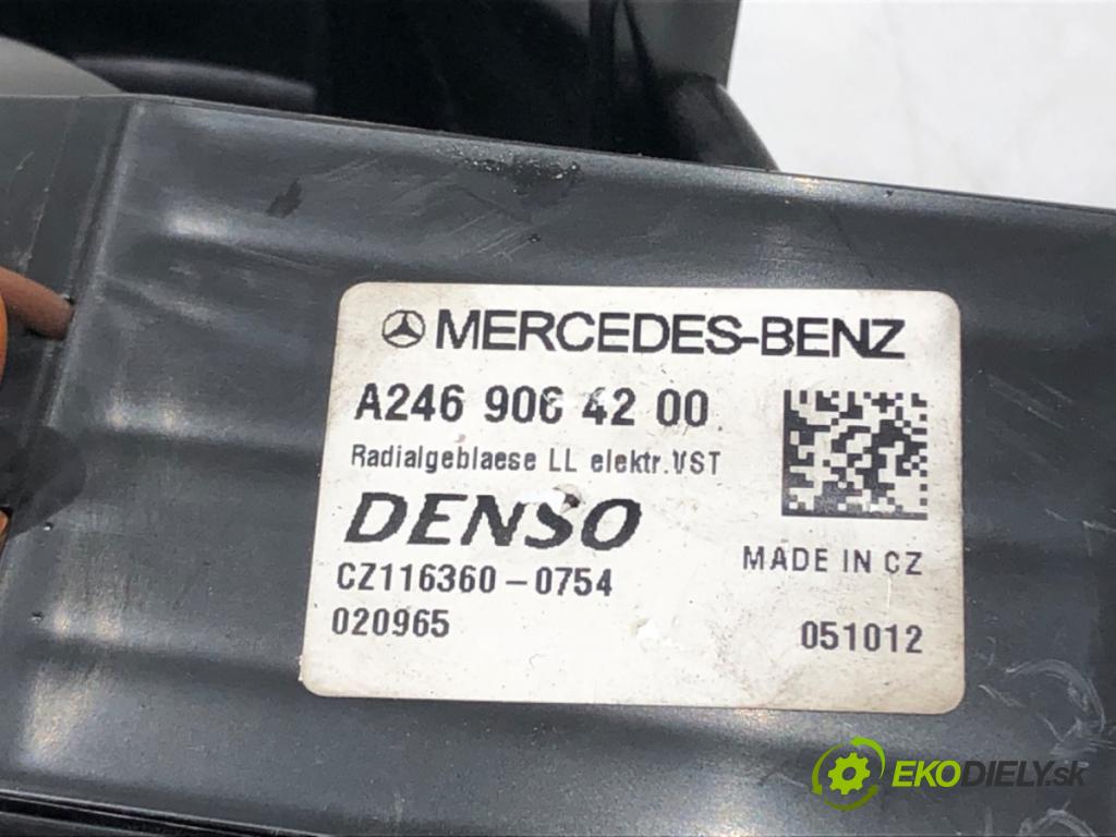 MERCEDES-BENZ KLASA B Sports Tourer (W246, W242) 2011 - 2018    B 180 (246.242) 90 kW [122 KM] benzyna 2011 - 2018  ventilátor kúrenia A2469064200