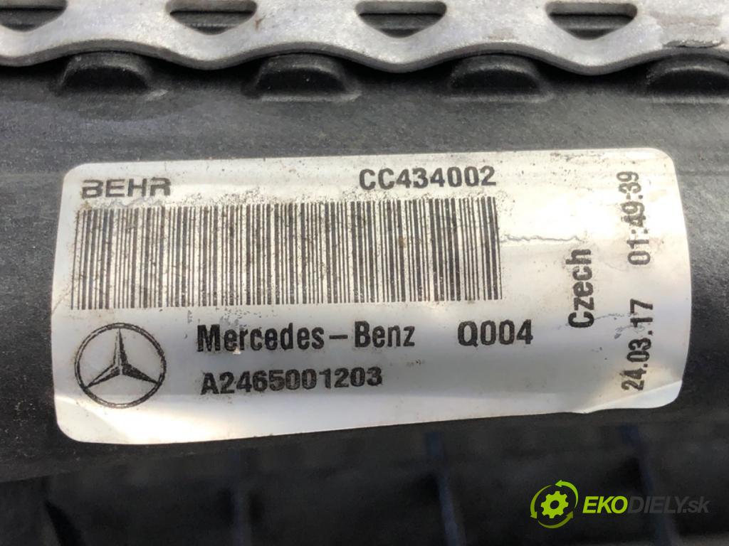 MERCEDES-BENZ KLASA B Sports Tourer (W246, W242) 2011 - 2018    B 180 (246.242) 90 kW [122 KM] benzyna 2011 - 2018  Chladič vody A2465001203 (Chladiče vody)