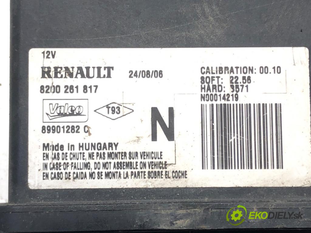 RENAULT MODUS / GRAND MODUS (F/JP0_) 2004 - 2022    1.5 dCi (FP0G, JP0G) 50 kW [68 KM] olej napędowy 2004 - 2022  Modul svetiel 8200261817 (Ostatné)