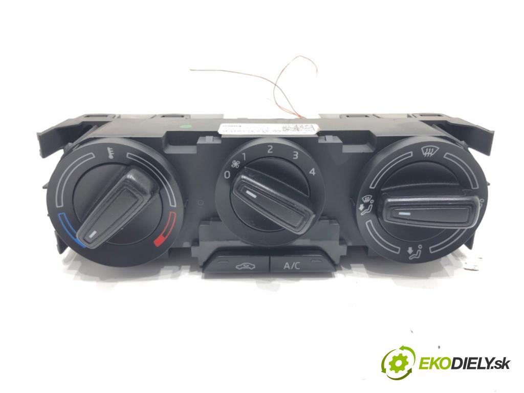 SKODA FABIA III Kombi (NJ5) 2014 - 2022    1.0 TSI 70 kW [95 KM] benzyna 2014 - 2022  Panel ovládania kúrenia 6V0820045D (Prepínače, spínače, tlačidlá a ovládače kúrenia)
