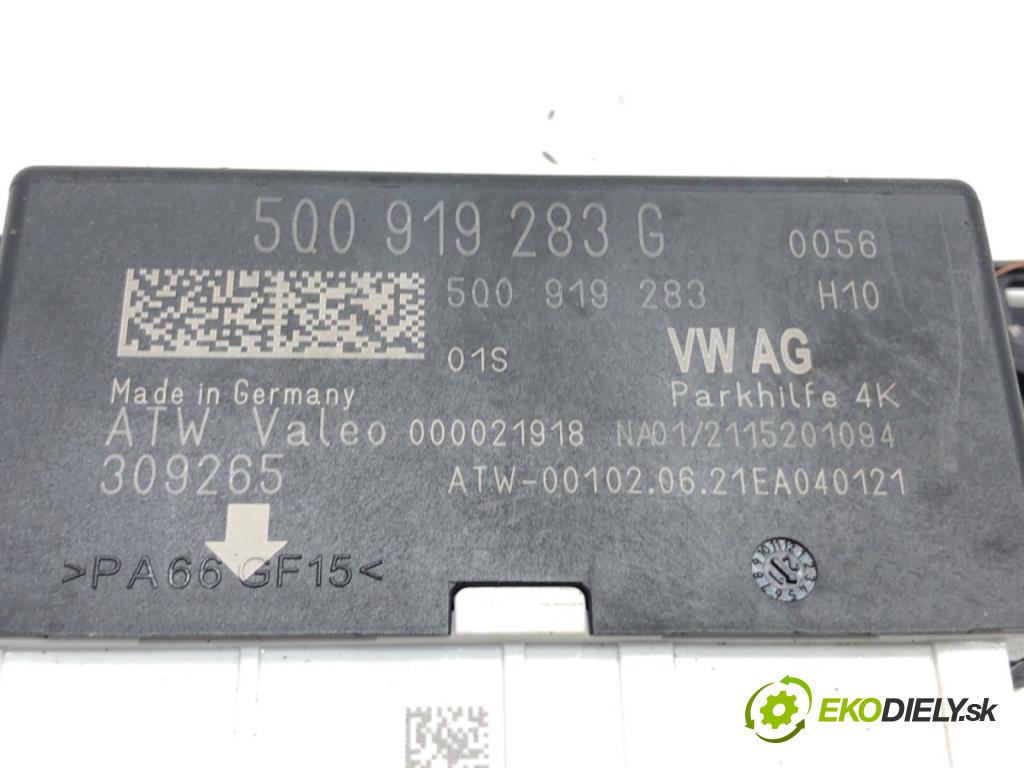 SKODA FABIA III Kombi (NJ5) 2014 - 2022    1.0 TSI 70 kW [95 KM] benzyna 2014 - 2022  Modul PDC 5Q0919283G (Ostatné)