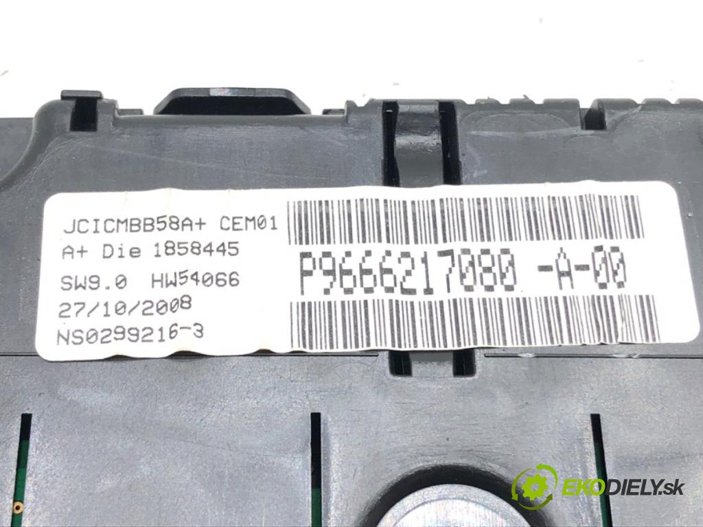 CITROEN C4 GRAND PICASSO I (UA_) 2006 - 2013    1.6 HDi 80 kW [109 KM] olej napędowy 2006 - 2011  Prístrojovka 9666217080 (Prístrojové dosky, displeje)