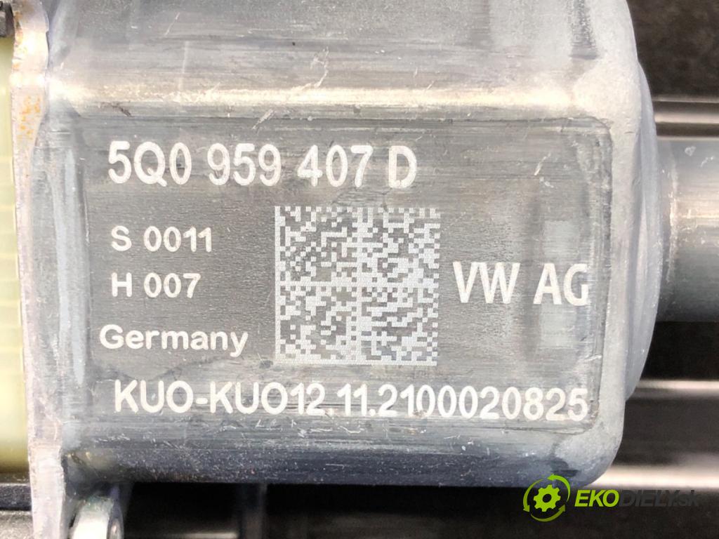 SKODA OCTAVIA IV (NX3, NN3) 2020 - 2022    1.5 TSI 110 kW [150 KM] benzyna 2020 - 2022  mechanismus okna levý zadní část 5Q0959407D