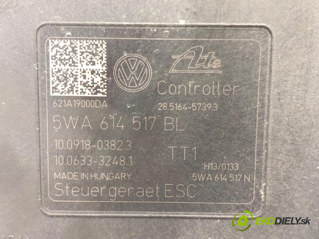 SKODA OCTAVIA IV (NX3, NN3) 2020 - 2022    1.5 TSI 110 kW [150 KM] benzyna 2020 - 2022  Pumpa ABS 5WA614517BL (Pumpy ABS)