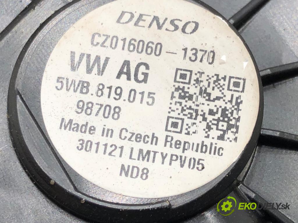SKODA OCTAVIA IV (NX3, NN3) 2020 - 2022    1.5 TSI 110 kW [150 KM] benzyna 2020 - 2022  ventilátor kúrenia 5WB819015