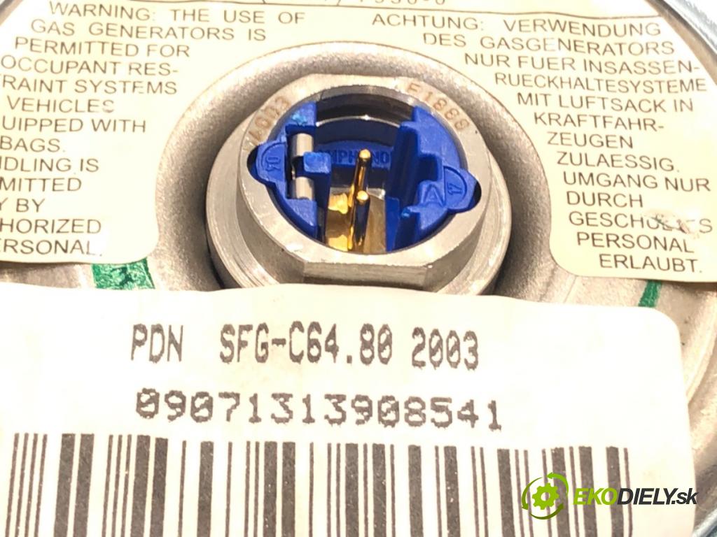 VW POLO (9N_, 9A_) 2001 - 2014    1.4 16V 55 kW [75 KM] benzyna 2001 - 2008  AirBag volantu 1T0880201A (Airbagy)