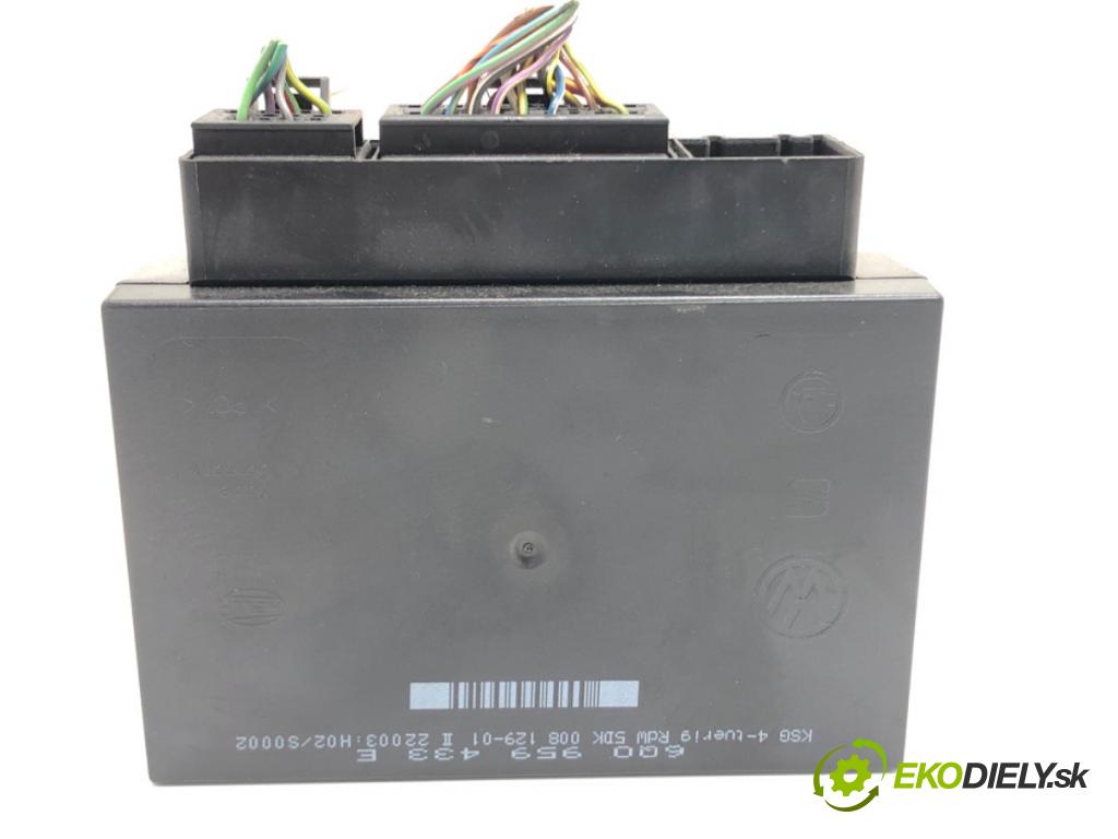 VW POLO (9N_, 9A_) 2001 - 2014    1.4 16V 55 kW [75 KM] benzyna 2001 - 2008  Modul komfortu 6Q0959433E (Moduly komfortu)