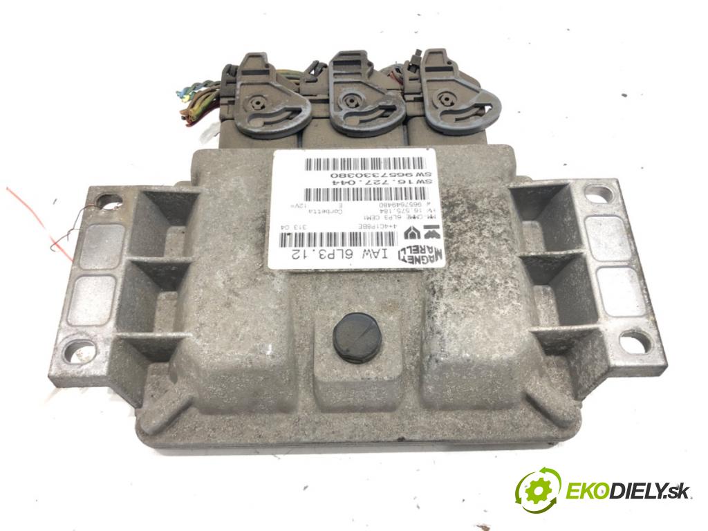 PEUGEOT 607 (9D, 9U) 2000 - 2022    2.2 16V 116 kW [158 KM] benzyna 2000 - 2005  riadiaca jednotka Motor 9657330380 IAW6LP3.12 (Riadiace jednotky)