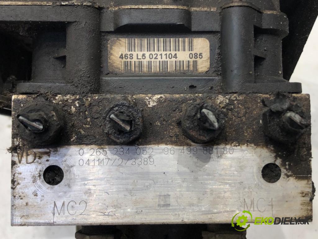 PEUGEOT 607 (9D, 9U) 2000 - 2022    2.2 16V 116 kW [158 KM] benzyna 2000 - 2005  Pumpa ABS 9649988180 (Pumpy ABS)