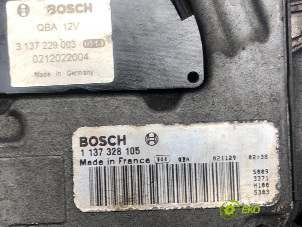 VW SHARAN (7M8, 7M9, 7M6) 1995 - 2010    1.9 TDI 96 kW [130 KM] olej napędowy 2002 - 2010  Ventilátor chladiča 3137229003 (Ventilátory)