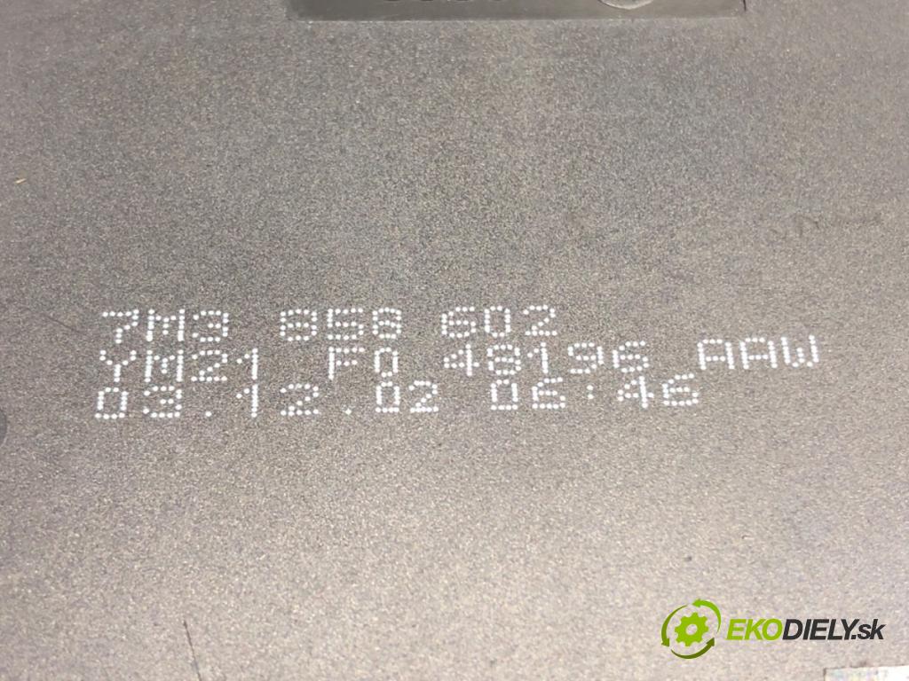 VW SHARAN (7M8, 7M9, 7M6) 1995 - 2010    1.9 TDI 96 kW [130 KM] olej napędowy 2002 - 2010  Držiak na nápoje 7M3858602 (Úchyty, držiaky na nápoje)