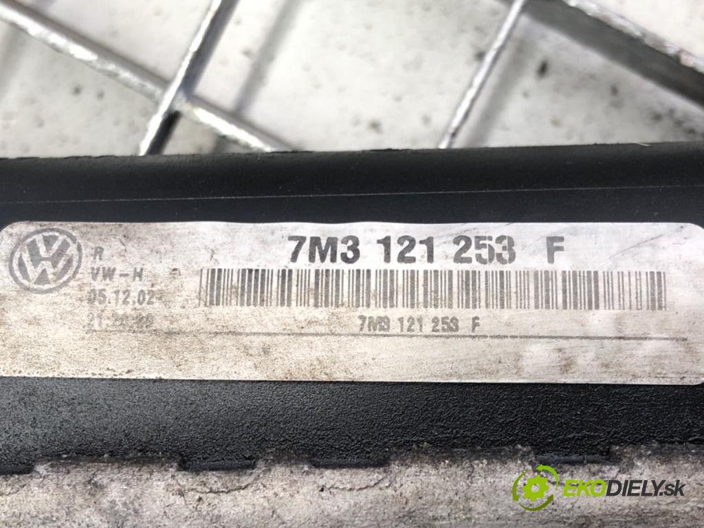 VW SHARAN (7M8, 7M9, 7M6) 1995 - 2010    1.9 TDI 96 kW [130 KM] olej napędowy 2002 - 2010  Chladič vody 7M3121253F (Chladiče vody)