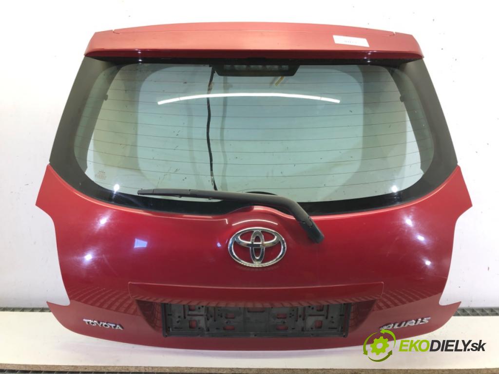 TOYOTA AURIS I liftback 2008 66 kW 1.4 D-4D (NDE150_) 1364 kapota zad 