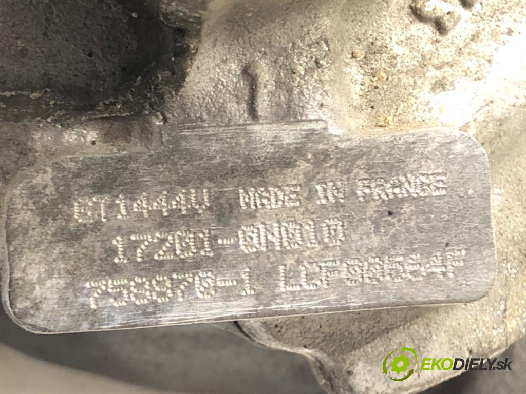 TOYOTA AURIS (_E15_) 2006 - 2012    1.4 D-4D (NDE150_) 66 kW [90 KM] olej napędowy 2007 - 2012  Turbodúchadlo,turbo 17201-0N010 (Turbodúchadlá (kompletné))