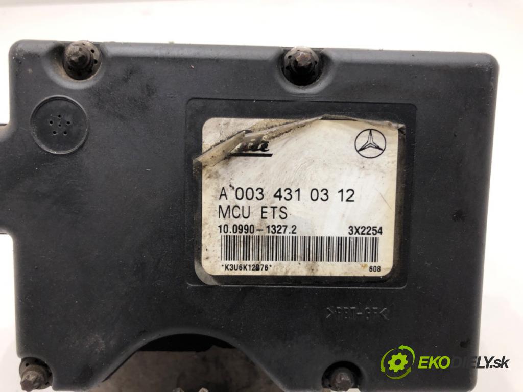 MERCEDES-BENZ KLASA C (W202) 1993 - 2000    C 250 Turbo-D (202.128) 110 kW [150 KM] olej napędowy 1995 - 2000  Pumpa ABS A0034310312 (Pumpy ABS)