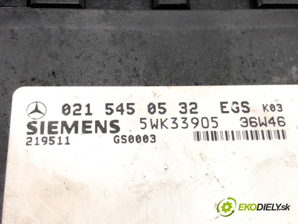 MERCEDES-BENZ KLASA C (W202) 1993 - 2000    C 250 Turbo-D (202.128) 110 kW [150 KM] olej napędowy 1995 - 2000  Riadiaca jednotka prevodovky 0215450532 (Riadiace jednotky prevodovky)