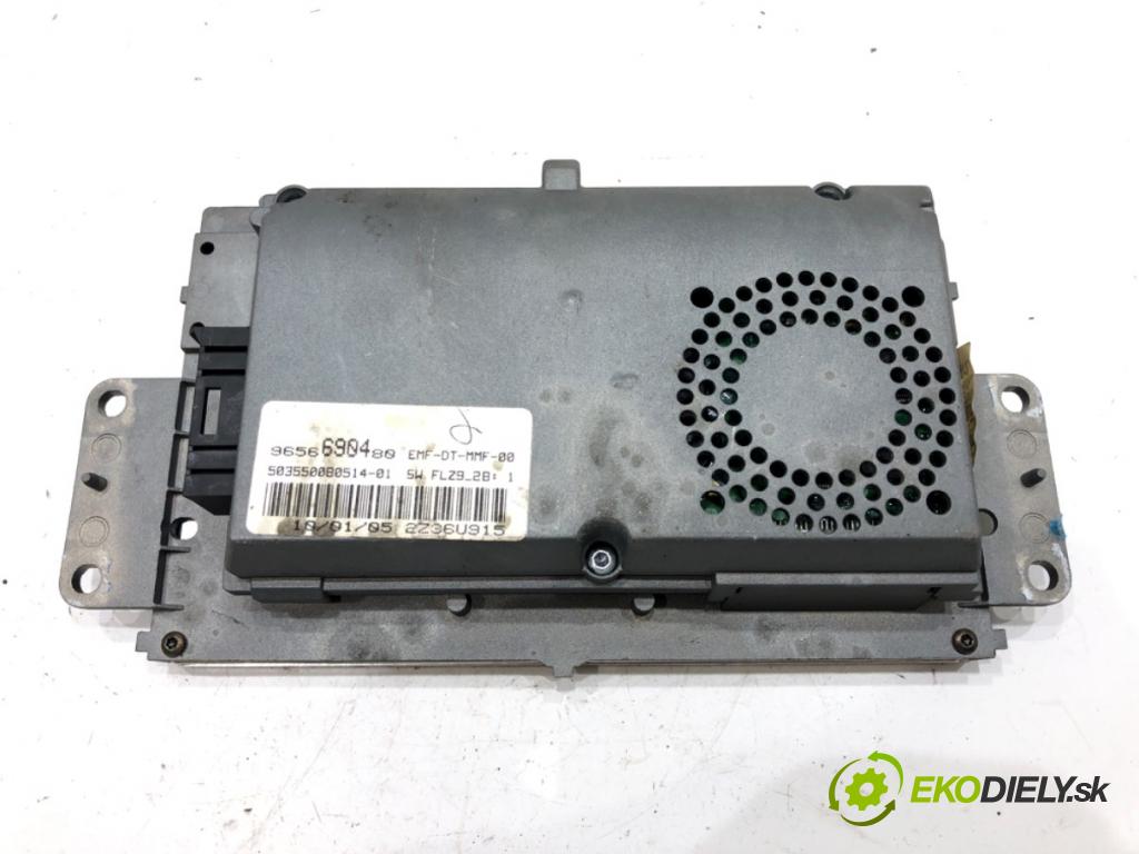CITROEN C4 I (LC_) 2004 - 2014    2.0 16V 100 kW [136 KM] benzyna 2004 - 2007  Dislpej 9656690480 (Prístrojové dosky, displeje)